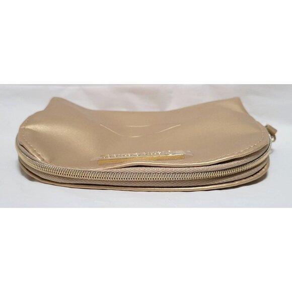 SeneGence Gold Kiss Cosmetic Makeup Bag With Gold Tassel and Zipper - Picture 4 of 7